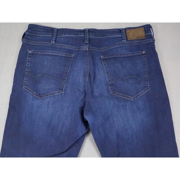 MAVI Jeans Mens 38x32 Blue Myles Straight Leg Denim Cotton Casual Work Preppy - Picture 4 of 9